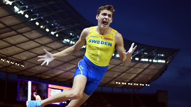 Duplantis diciottenne prodigio: 6.05 nel salto con l'asta, Lavillenie s'inchina Duplantis diciottenne prodigio: 6.05 nel salto con l'asta, Lavillenie s'inchina