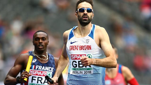 La France termine 4e, la Grande-Bretagne sacrée sur 4x100m La France termine 4e, la Grande-Bretagne sacrée sur 4x100m