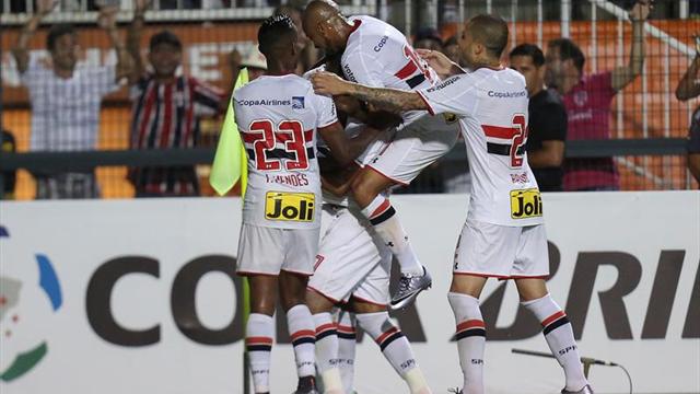 El colombiano Tréllez vuelve a marcar y el Sao Paulo se afirma como líder