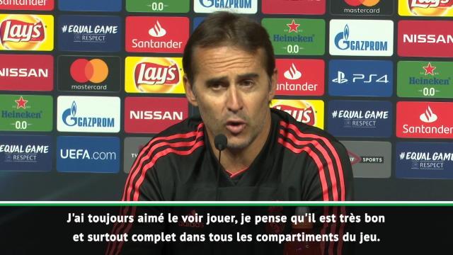 Lopetegui : "Benzema a un comportement fantastique" Lopetegui : "Benzema a un comportement fantastique"
