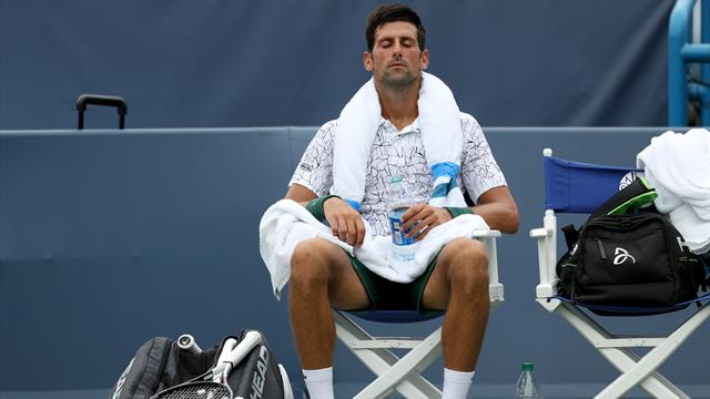 Bousculé, Djokovic s'en sort face à Mannarino