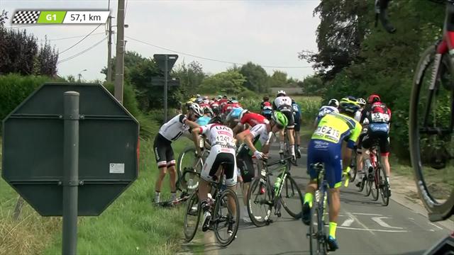 BinckBank Tour: El campeón de Emiratos Yousef Mirza quedó muy dañado en una caída BinckBank Tour: El campeón de Emiratos Yousef Mirza quedó muy dañado en una caída