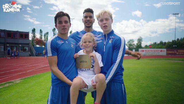 Drømmekampen: Marie (8) fikk gullbillett av Stabæk-heltene Drømmekampen: Marie (8) fikk gullbillett av Stabæk-heltene