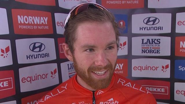Colin Joyce rejoices in Stage 2 victory at Arctic Race of Norway Colin Joyce rejoices in Stage 2 victory at Arctic Race of Norway