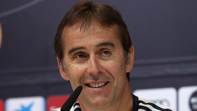 Lopetegui: "Benzema está en plenitud de madurez, edad y condiciones" Lopetegui: "Benzema está en plenitud de madurez, edad y condiciones"