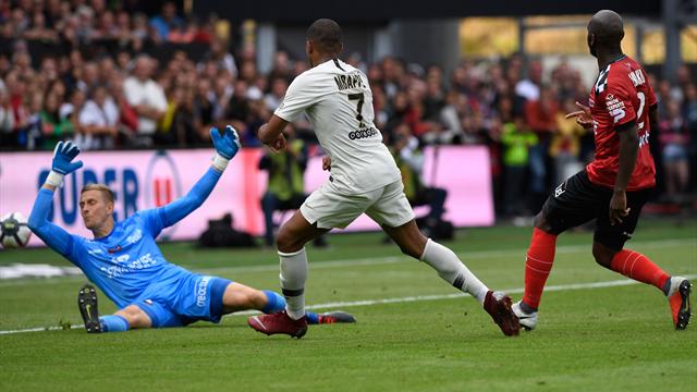 Ligue 1, Guingamp-PSG: Mbappé lideró la remontada (1-3)