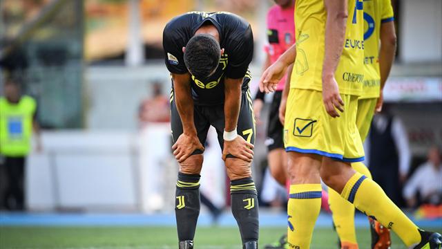 Ronaldo a beaucoup tenté mais n'a pas marqué : son premier match avec la Juve en images
