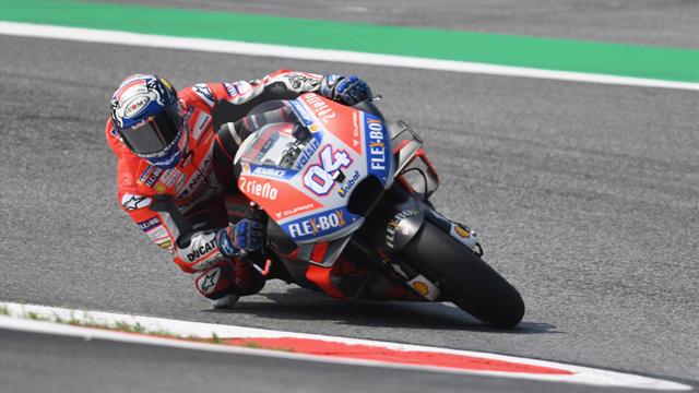MotoGp: Dovizioso comanda le prime libere, Marquez 13° e Rossi 15°