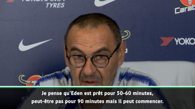 Sarri : « Hazard restera avec nous toute la saison »