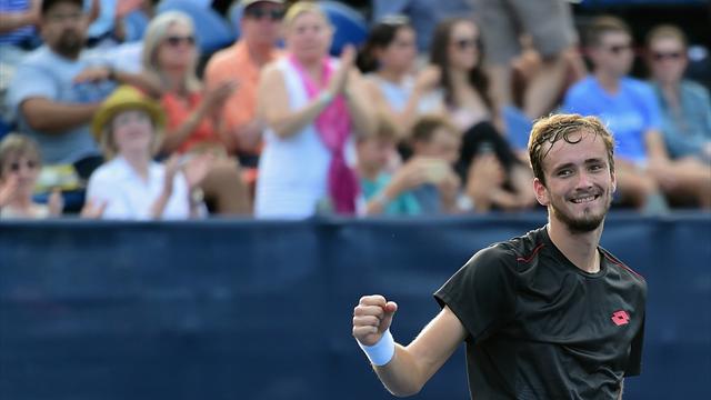 Medvedev beats Johnson for Winston-Salem title