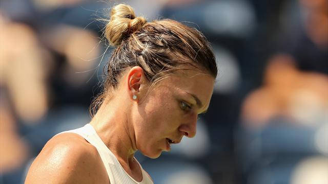 ABD Açık'ın ilk şoku Halep'ten