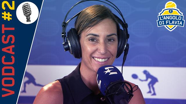 L'Angolo di Flavia, Pennetta: "Fognini spesso è poco prepotente" L'Angolo di Flavia, Pennetta: "Fognini spesso è poco prepotente"