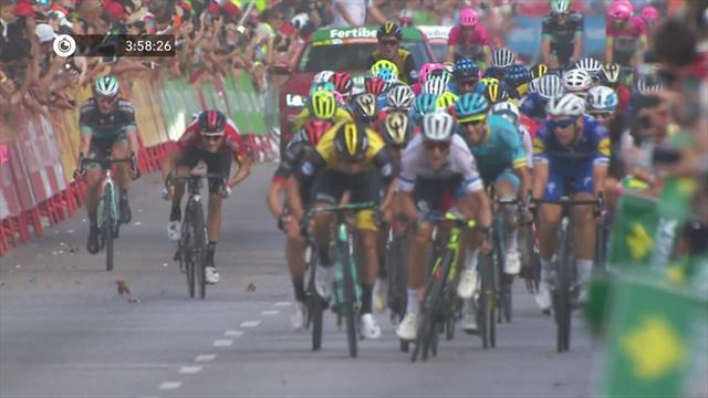 La Vuelta 2018: 6. etabın son bölümü La Vuelta 2018: 6. etabın son bölümü