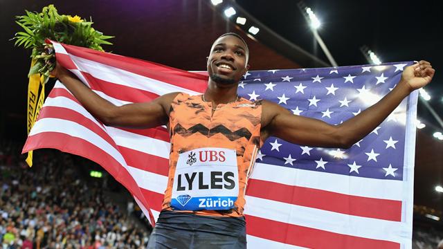 19"67 : Lyles confirme son effarant potentiel sur 200m
