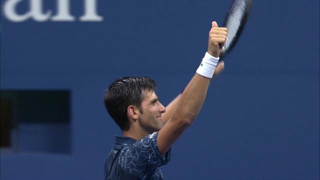 Djokovic a lâché un set mais Sandgren n’a jamais pu y croire
