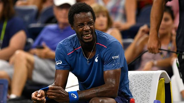 Blessé au poignet, Monfils n’a pas pu lutter jusqu’au bout face à Nishikori