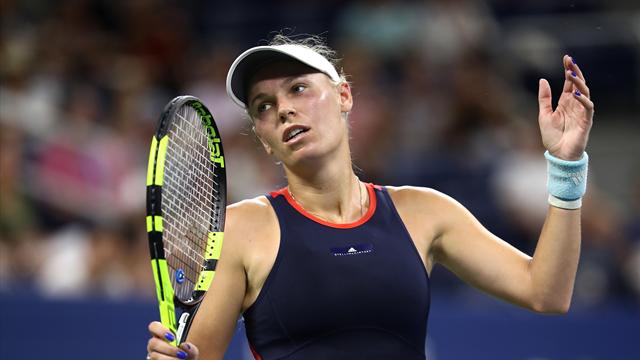 ABD Açık'ta günün sürprizi Wozniacki'den