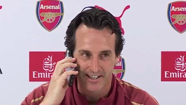Quand Emery répond au téléphone d’un journaliste en pleine conférence de presse