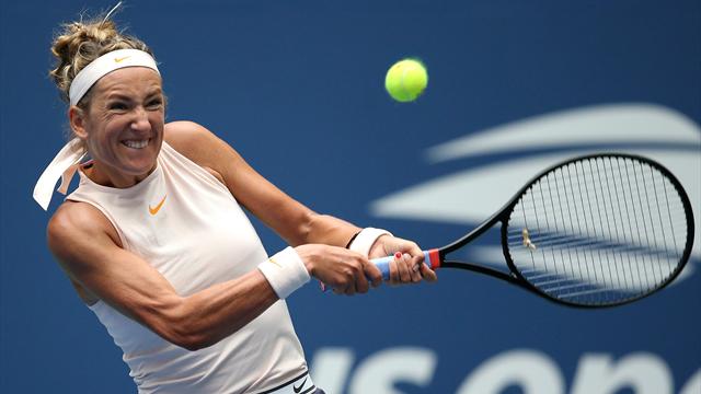 Victoria Azarenka abandonne, Camilia Giorgi en demi-finale — Tokyo Victoria Azarenka abandonne, Camilia Giorgi en demi-finale — Tokyo