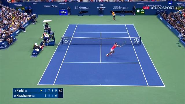 US Open 2018: El punto imposible de Rafael Nadal que puso en pie a la Arthur Ashe US Open 2018: El punto imposible de Rafael Nadal que puso en pie a la Arthur Ashe