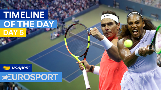 US Open 2018: Thiem, a raquetazos, un cámara desplomándose y Nadal y las Williams ovacionados US Open 2018: Thiem, a raquetazos, un cámara desplomándose y Nadal y las Williams ovacionados