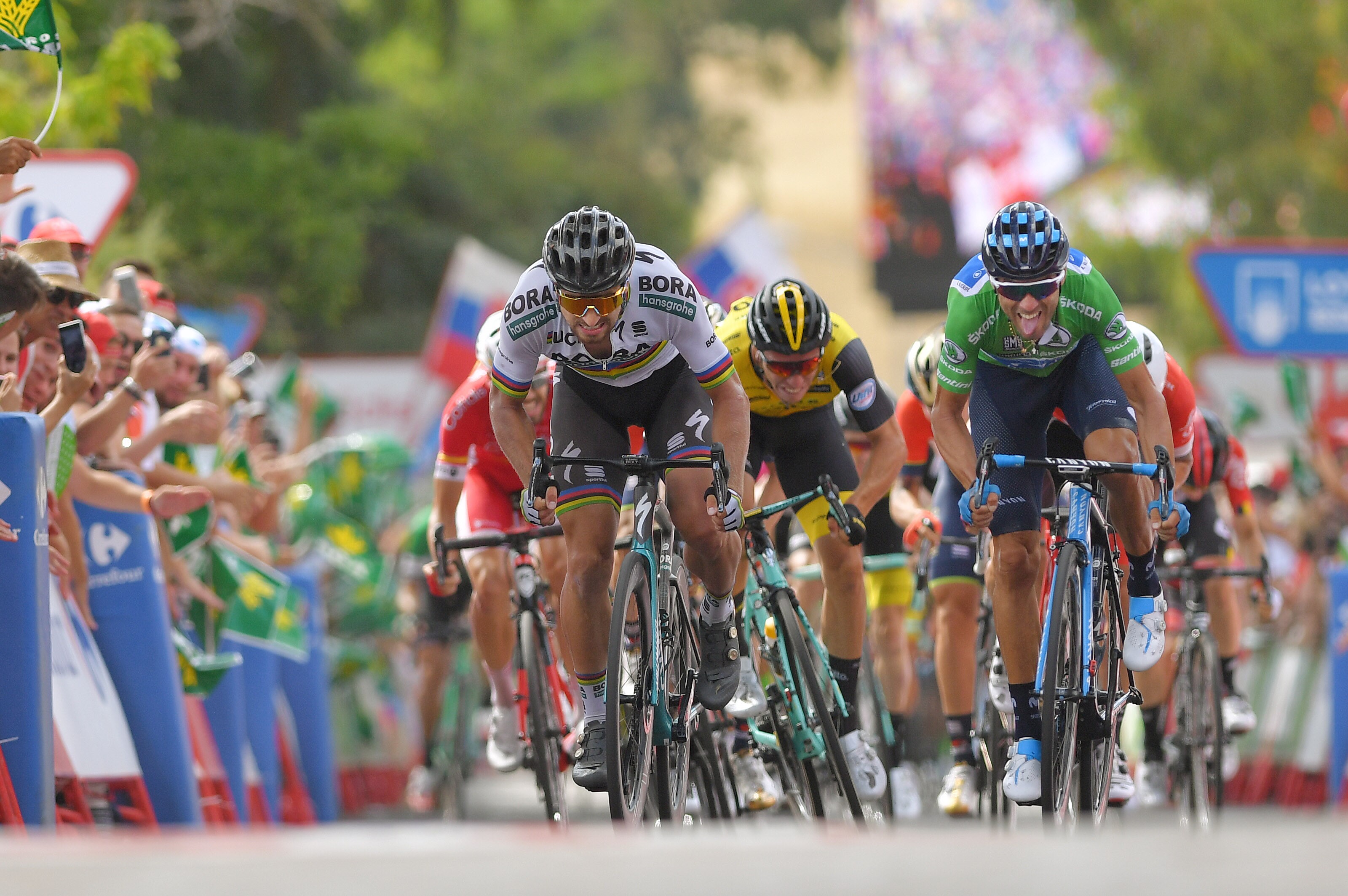 Peter Sagan et Alejandro Valverde