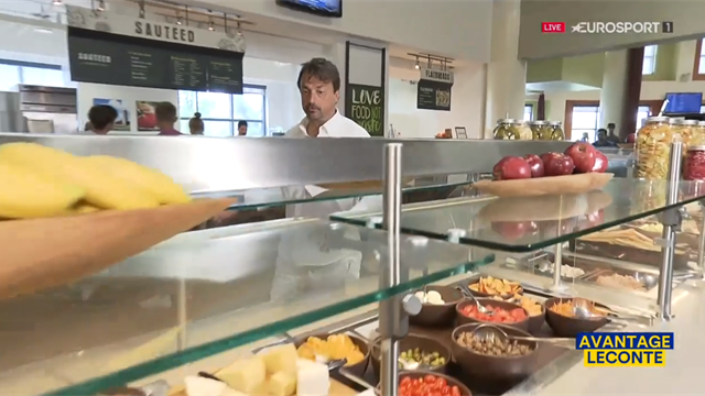 Avantage Leconte : Visite guidée du restaurant des joueurs de l'US Open avec Henri Avantage Leconte : Visite guidée du restaurant des joueurs de l'US Open avec Henri
