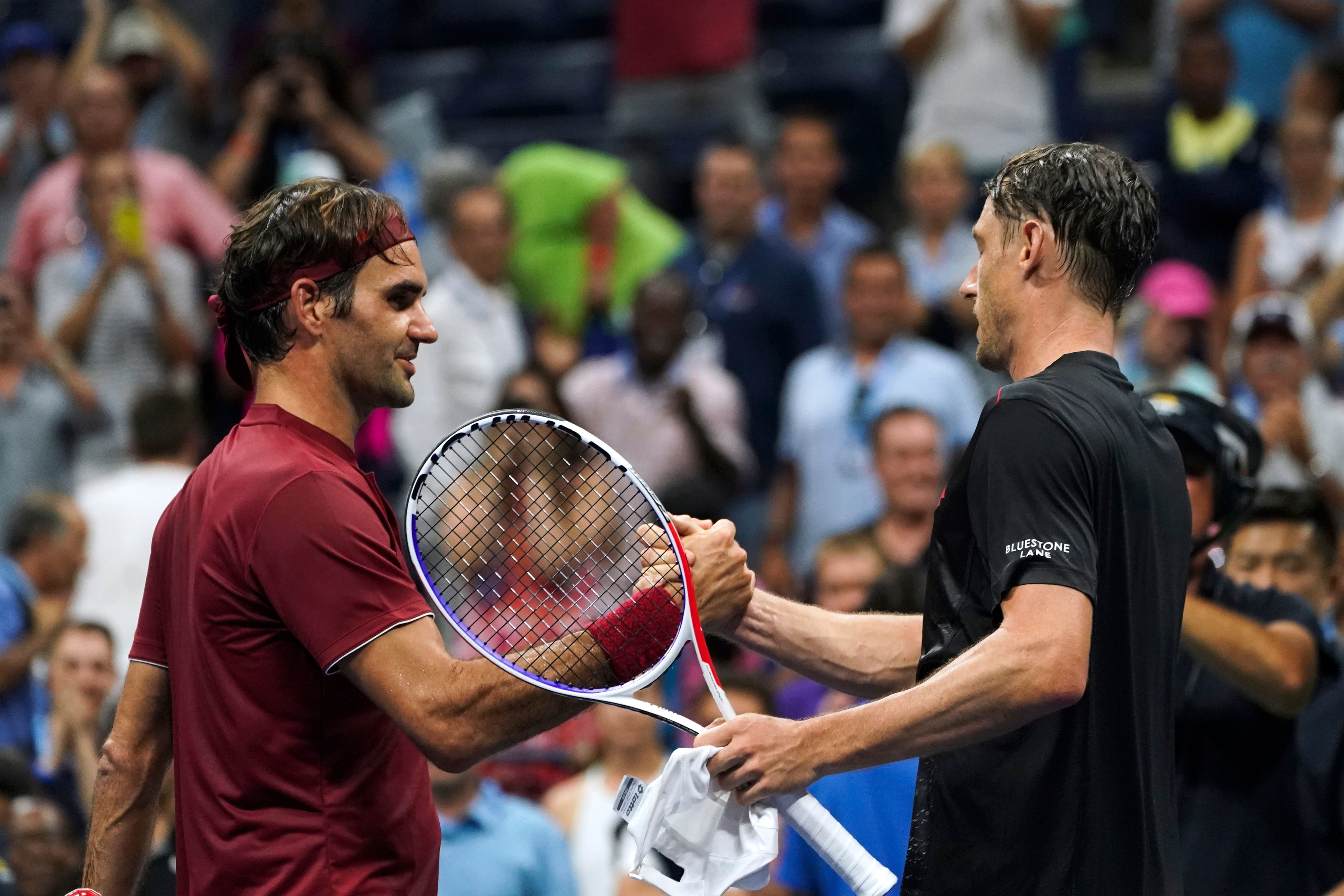 Roger Federer et John Millman