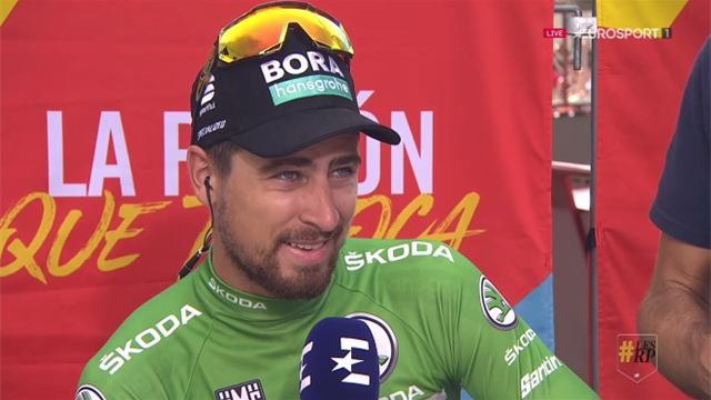 Sagan : "Cela va être difficile de garder le maillot vert" Sagan : "Cela va être difficile de garder le maillot vert"