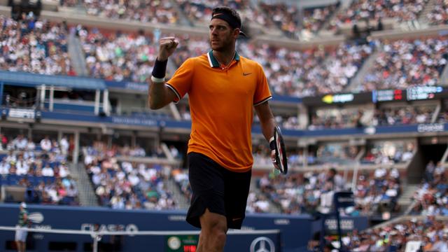 Del Potro a éteint Isner