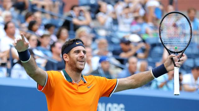 Knieproblemen nekken Nadal tegen sublieme Del Potro