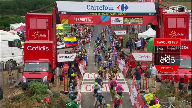 Geniez en costaud, Herrada en rouge, le peloton à 11'30 : les moments-clés de la 12e étape Geniez en costaud, Herrada en rouge, le peloton à 11'30 : les moments-clés de la 12e étape