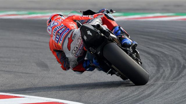 Dovizioso domina anche le prove libere 2, doppietta Ducati e Rossi indietro