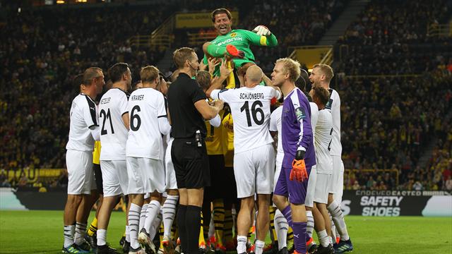Weidenfeller'den jübile maçında 2 gol
