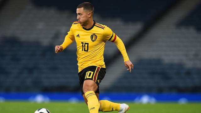 Feinte de passe (géniale) et mine du gauche : Hazard a régalé contre l’Ecosse