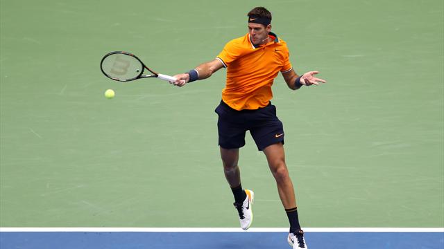 Une grosse brute Del Potro ? Pas du tout, il est aussi adroit dans le petit jeu
