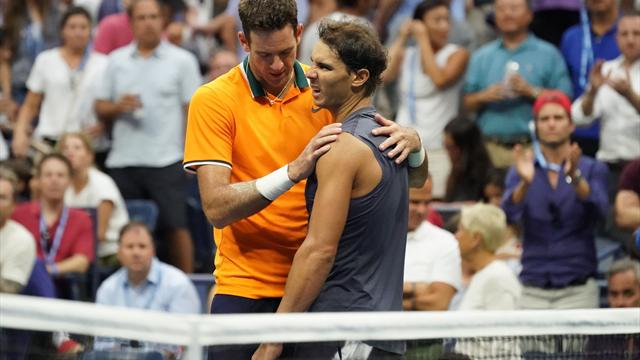 Nadal tvingas bryta semin - del Potro klar för final i US Open