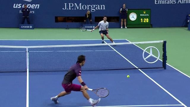US Open : Day 12 - Nishikori vs Djokovic ( Player only ) US Open : Day 12 - Nishikori vs Djokovic ( Player only )