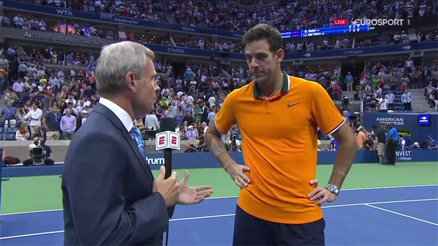 Del Potro efter den avbrutna matchen: "Inte såhär man vill vinna" Del Potro efter den avbrutna matchen: "Inte såhär man vill vinna"