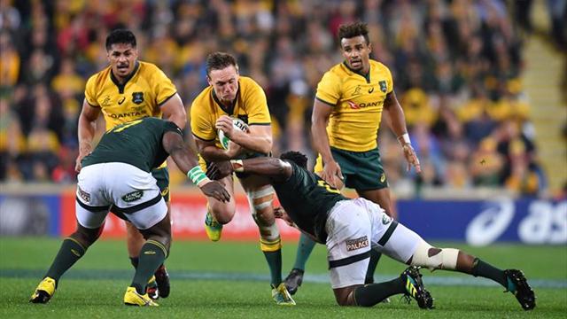 23-18. Australia suma su primera victoria ante Sudáfrica