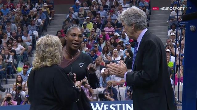 VÍDEO US Open 2018: Serena Williams llora en la pista después de llamar “ladrón” al juez de silla VÍDEO US Open 2018: Serena Williams llora en la pista después de llamar “ladrón” al juez de silla