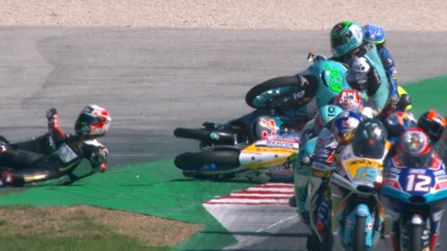Moto3 in Misano: massale crash in openingsronde