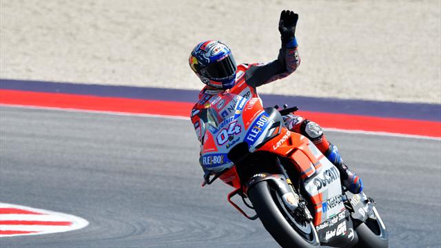 Dovizioso stravince! Lorenzo cade, sul podio Marquez e Crutchlow. Rossi 7°