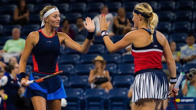 La paire Mladenovic-Babos assure sa place en demie La paire Mladenovic-Babos assure sa place en demie