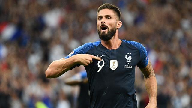 D’une belle volée, Giroud a dépassé Zidane