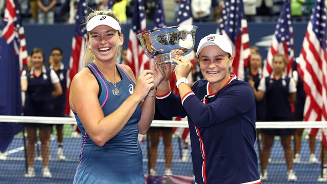 'Bummed' Barty and Vandeweghe denied chance to celebrate title