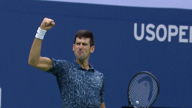 US Open 2018: La increíble defensa de Djokovic que dejó a Del Potro moralmente hundido US Open 2018: La increíble defensa de Djokovic que dejó a Del Potro moralmente hundido