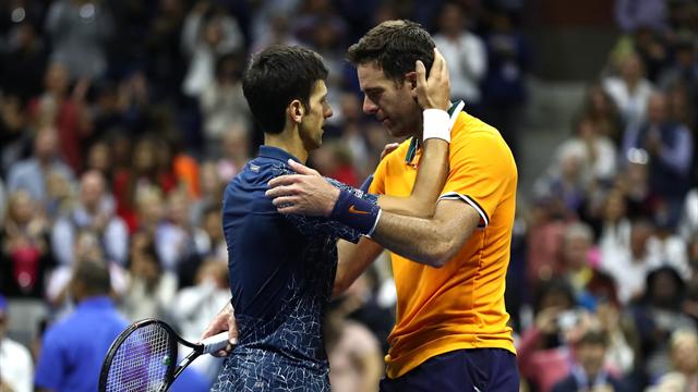 VIDEO: Djokovic comforts tearful Del Potro in touching moment