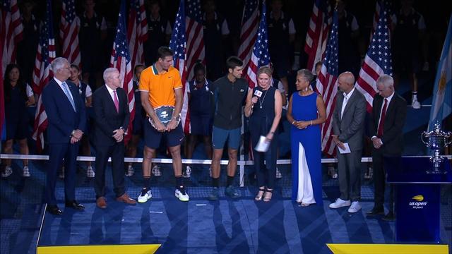 US Open 2018: El Djokovic más sincero emociona en su discurso al poner a Del Potro como ejemplo US Open 2018: El Djokovic más sincero emociona en su discurso al poner a Del Potro como ejemplo