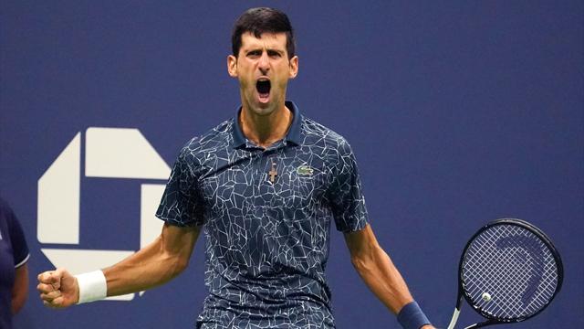 En deux sets et un "match de foot", Djokovic a étouffé Del Potro En deux sets et un "match de foot", Djokovic a étouffé Del Potro